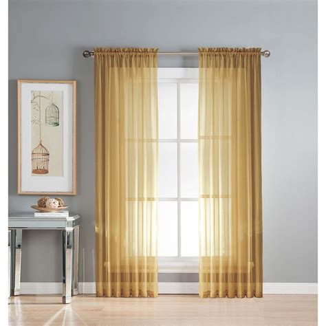 solid gold curtains